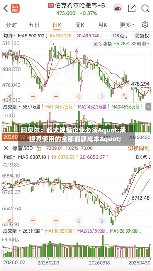 阿贝尔：超大规模企业必须"承担其使用的全部能源成本"