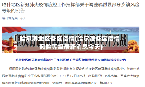 哈尔滨地区各区疫情(哈尔滨各区疫情风险等级最新消息今天)