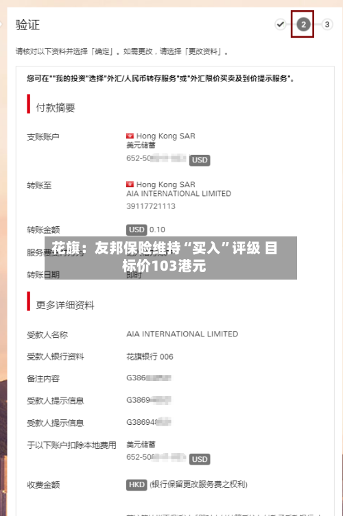 花旗：友邦保险维持“买入”评级 目标价103港元-第3张图片