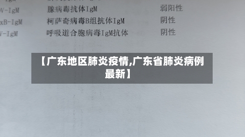 【广东地区肺炎疫情,广东省肺炎病例最新】-第2张图片