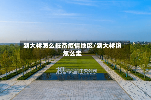 到大桥怎么报备疫情地区/到大桥镇怎么走