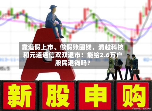 靠造假上市	、做假账圈钱，清越科技和元道通信双双退市！能给2.6万户股民退钱吗？-第3张图片