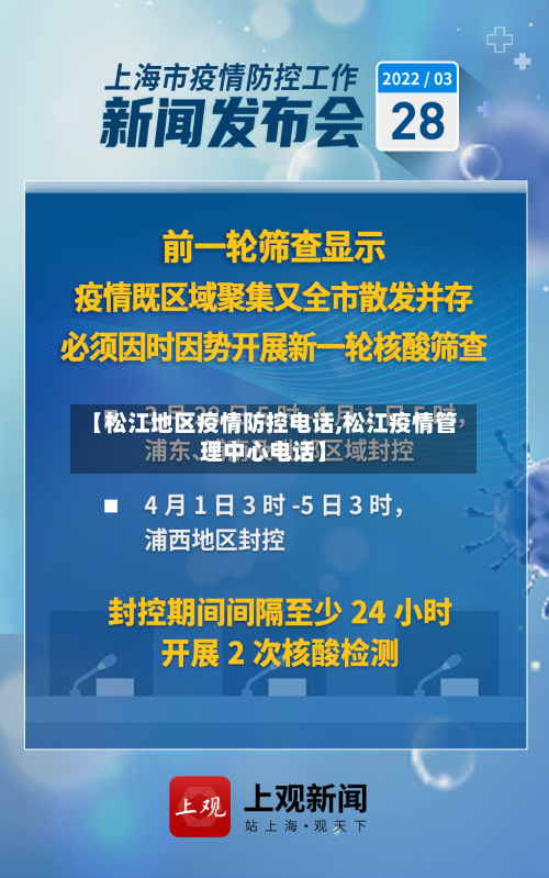 【松江地区疫情防控电话,松江疫情管理中心电话】