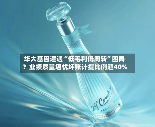 华大基因遭遇“低毛利低周转	”困局？业绩质量堪忧坏账计提比例超40%-第2张图片