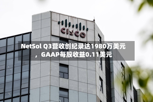 NetSol Q3营收创纪录达1980万美元，GAAP每股收益0.11美元-第3张图片