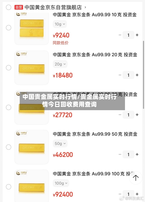 中国贵金属实时行情/贵金属实时行情今日回收费用查询-第3张图片